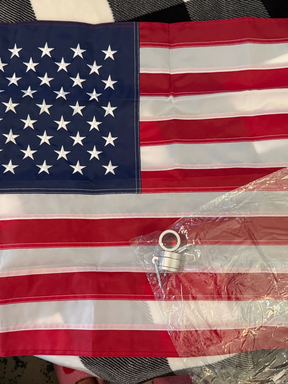 American Flag Banner/Flag Blue, White & Red
